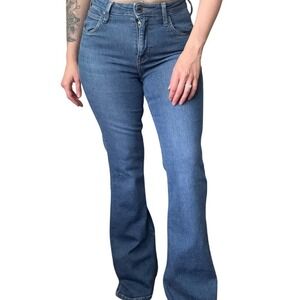 Lee Body Optix Flare Bootcut Jeans‎ | Women's W28 L31 | Medium Wash Stretch